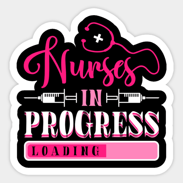 Nurse In Progress Nursing School Student Future Nurse Life Sticker by levitskydelicia